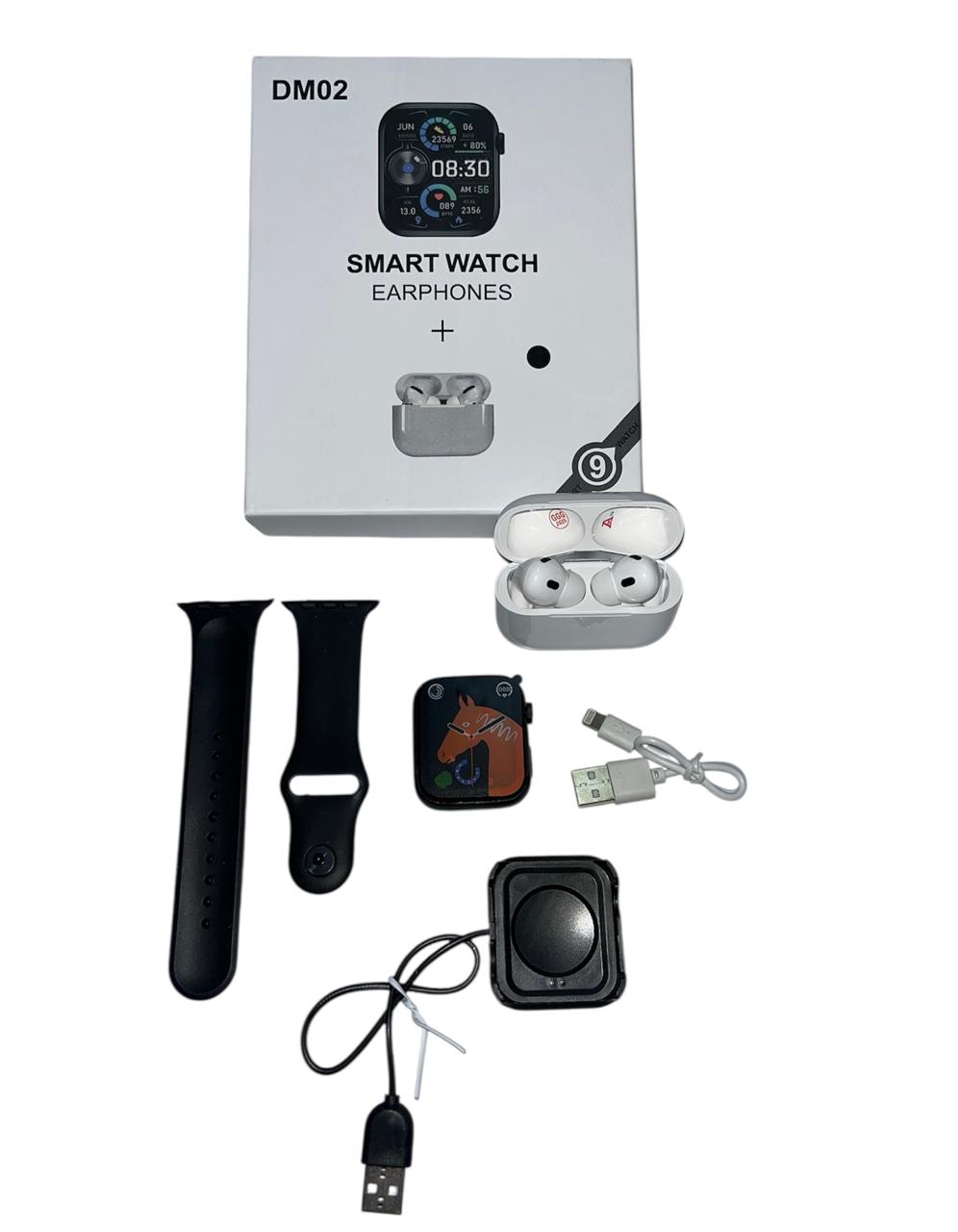 🎧 COMBO SMARTWACH DM02